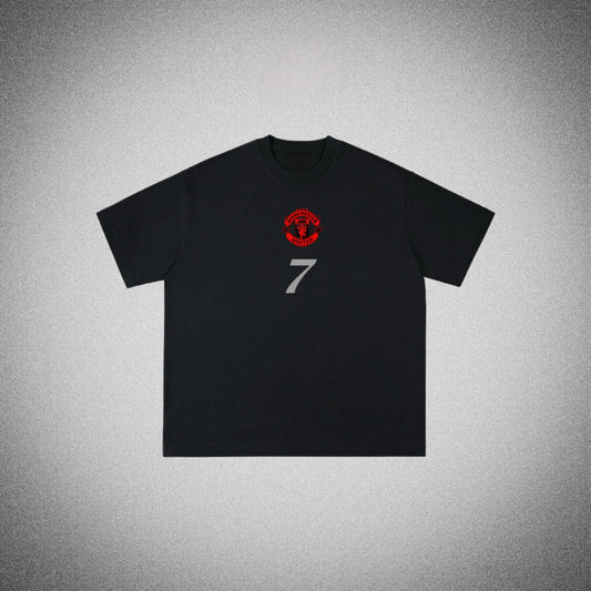 CR7 black Man U Tee shirt